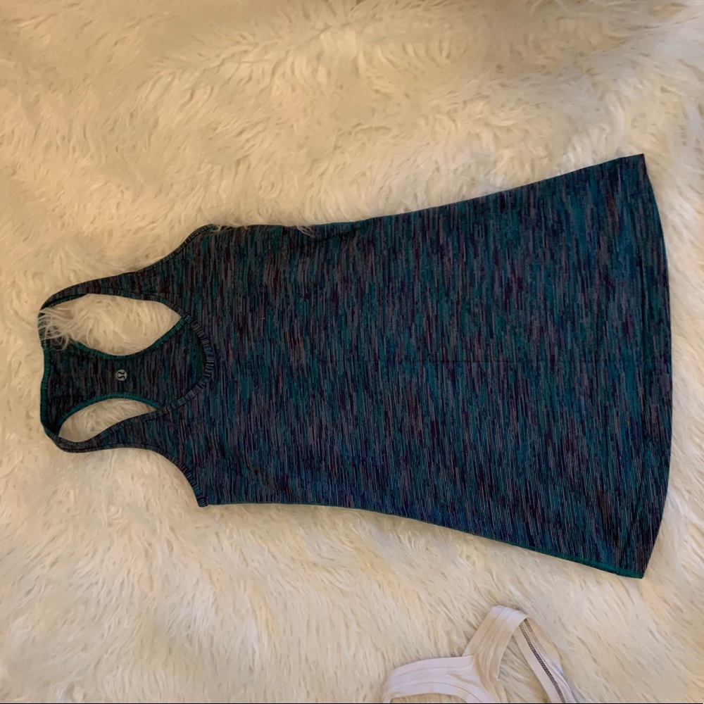 BLUE/PURPLE/TEAL LULULEMON TANK TOP